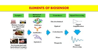 ELEMENTS OF BIOSENSOR
 