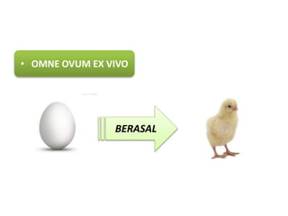 • OMNE OVUM EX VIVO
BERASAL