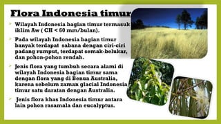 BIOSFER - FLORA DAN FAUNA INDONESIA - TIM GEOGRAFI SMA.pptx