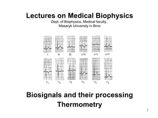 [object Object],[object Object],Lectures on Medical Biophysics Dept. of Biophysics, Medical faculty,  Masaryk University in Brno 