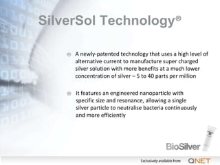 BioSilver 22 Gel from QNET | PPTX