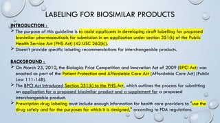 development and approval of biosimilars in USA.pptx
