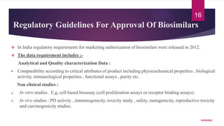Biosimilars.pptx | Pharmaceutical Industry | Industries