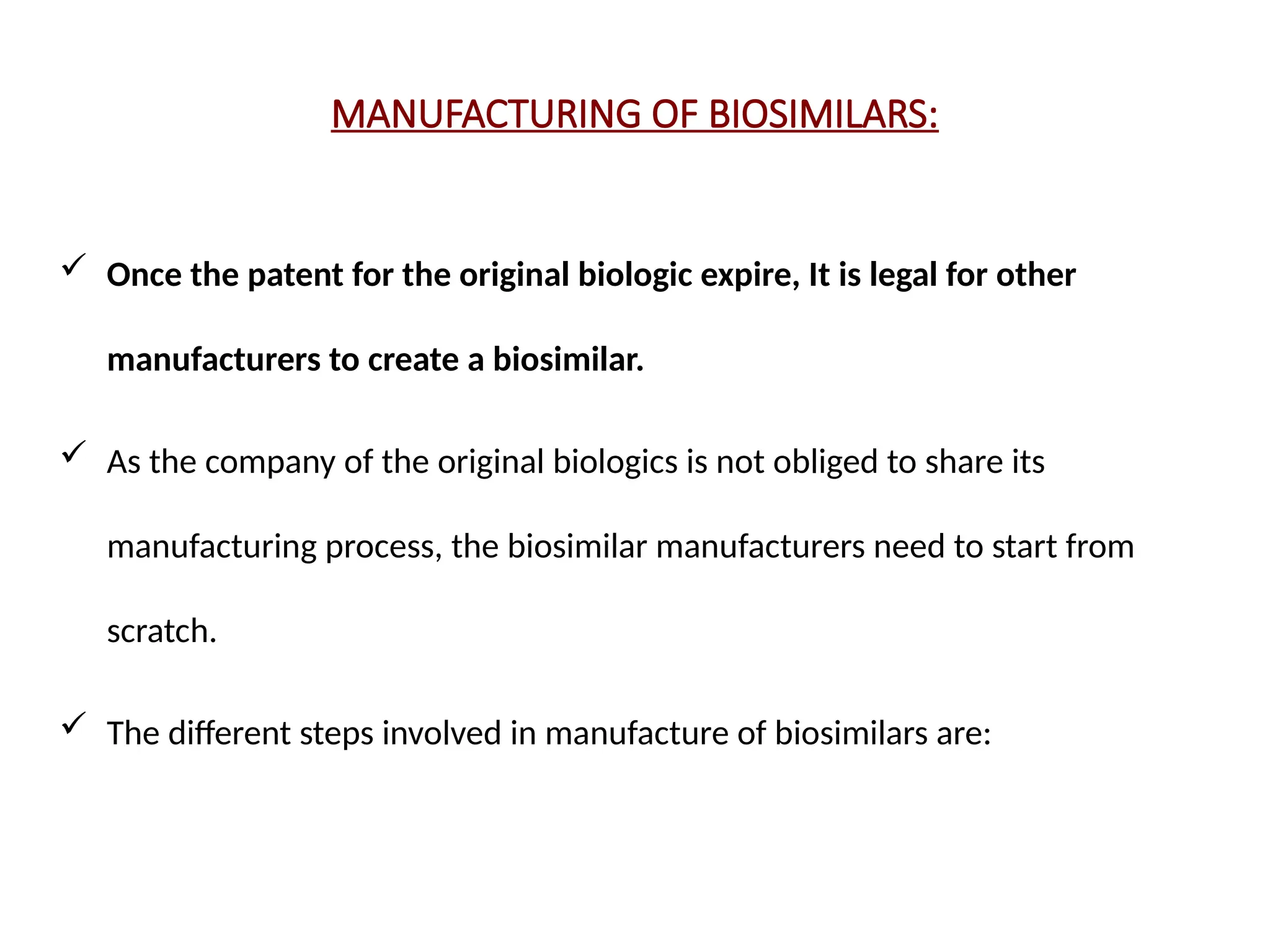 Biosimilars Biologics Wps Office Pptx Slideshare Pptx