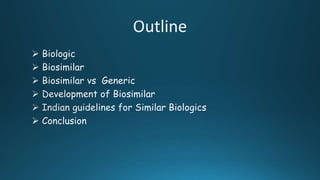 Biosimilars | PPTX