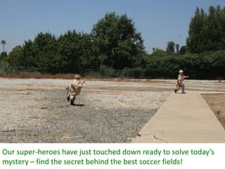 Biosolids boy and the compost kid and the secret of the super soccer field