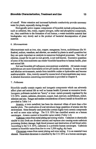 Biosolids treatment and management | PDF