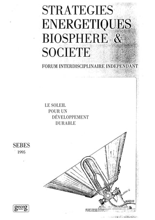 Stratégies énergétiques, biosphère & société