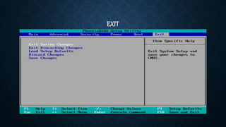 BIOS PRESENTATION | PPTX