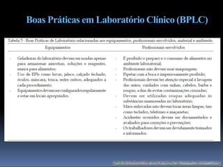Boas Práticas em Laboratório Clínico (BPLC)
 