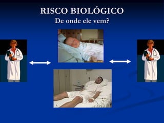 RISCO BIOLÓGICO
De onde ele vem?
 