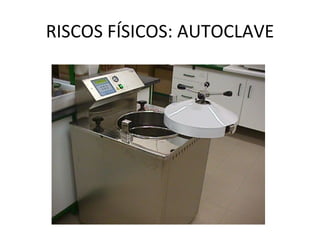 RISCOS FÍSICOS: AUTOCLAVE
 