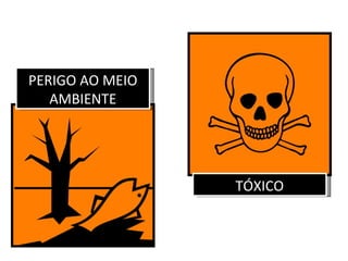 PERIGO AO MEIO
   AMBIENTE




                 TÓXICO
 