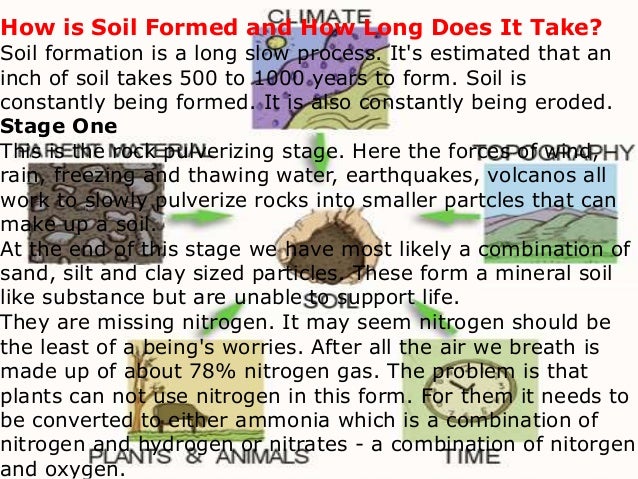 soil how long does it take soil to form