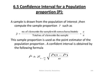 Confidence Interval for the difference
between two Population proportions :
Two samples is drawn from two independent popu...