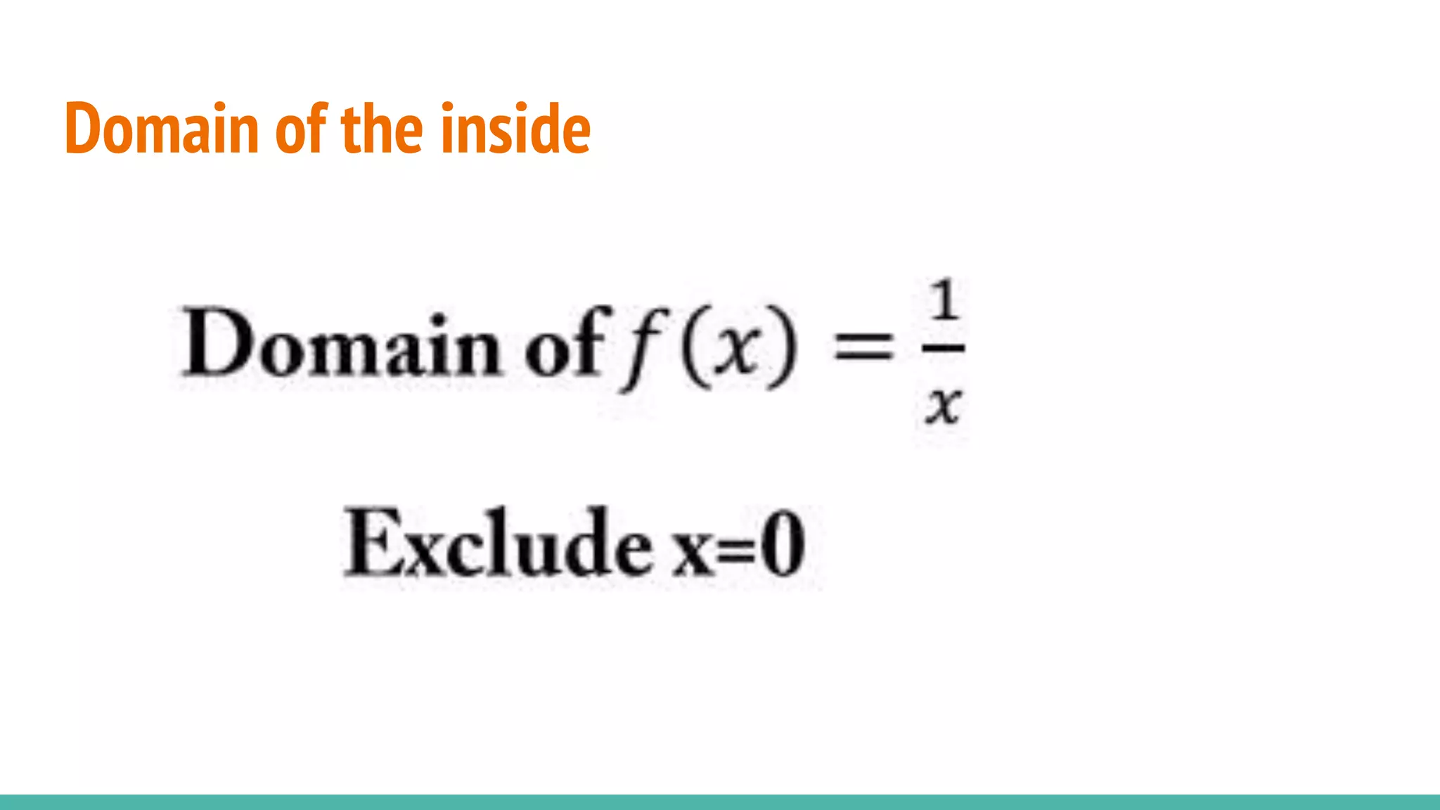 Domain of the inside
 