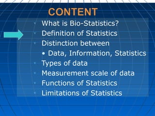 Biostatistics | PPT