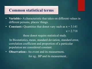 Biostatistics | PPTX