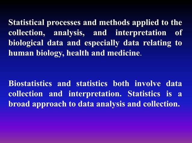 Biostatistics | PPT