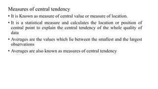 Biostatistics mean median mode unit 1.pptx