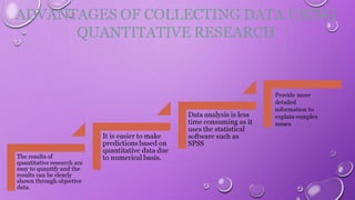 Methods of Data Collection in Quantitative Research (Biostatistik) | PPTX