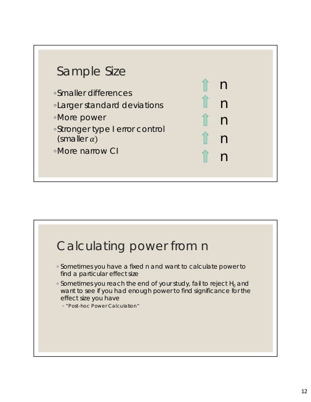 biostatistics workshop sample size power power sample size calculator