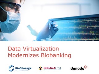 Data Virtualization
Modernizes Biobanking
 