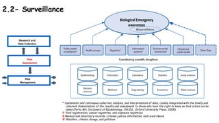 Biological emergencies surveillance, early warning and rapid response systems: Status and perspectives for East Africa