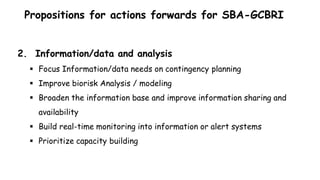 Biological emergencies surveillance, early warning and rapid response systems: Status and perspectives for East Africa