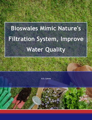 Bioswales Mimic Nature's
Filtration System, Improve
Water Quality
U.S. Lawns
 