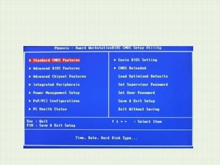 Bios y bios setup | PPTX