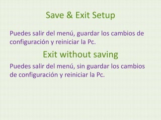Bios y bios setup | PPTX