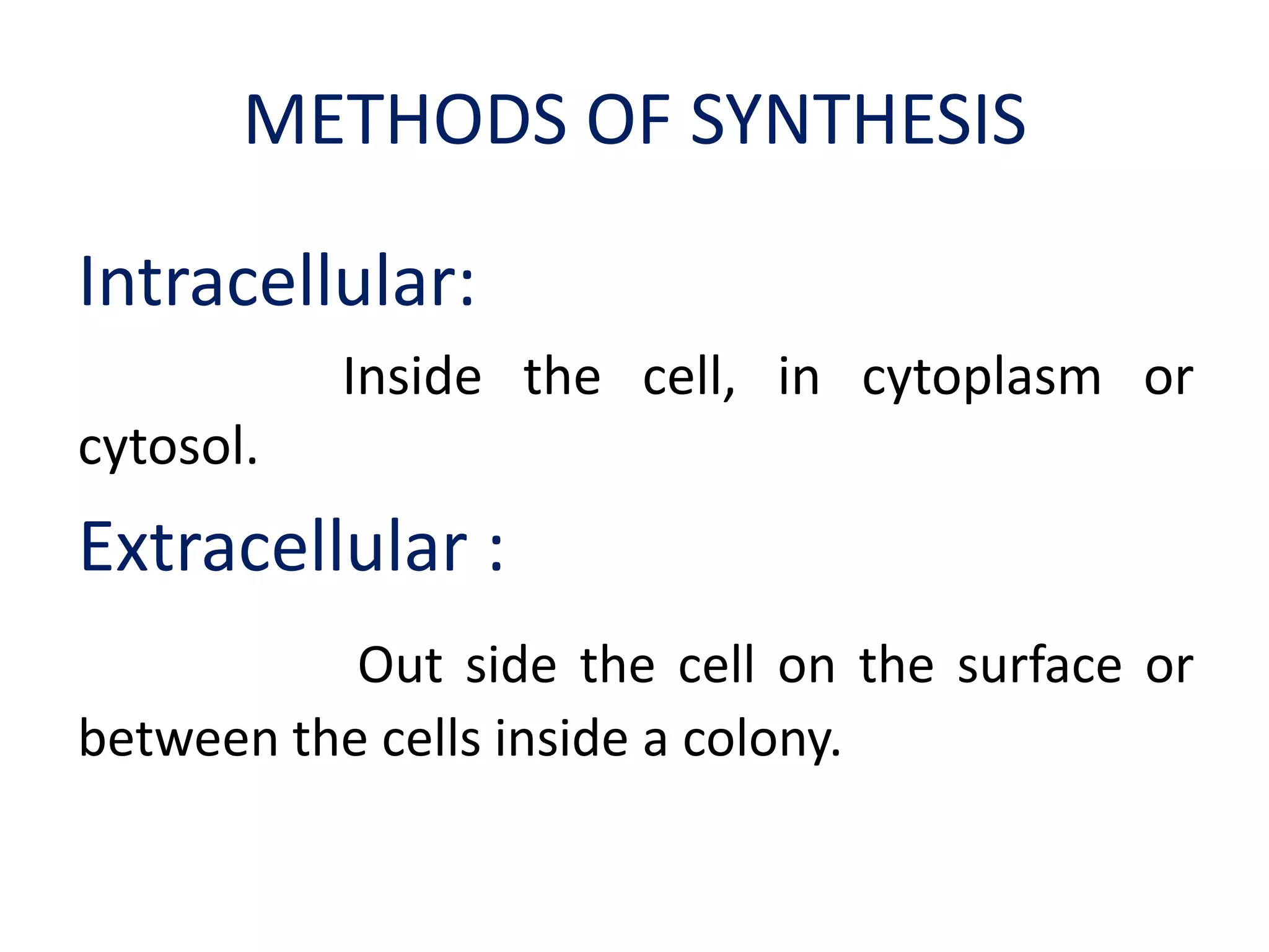 Bio synthesis of nano particles using bacteria | PPTX