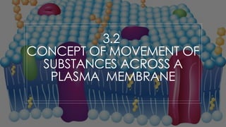 Comprehensive Study on Movement of Substances Across Plasma Membranes ...