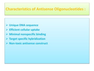 Biotechnology- Antisense Technology