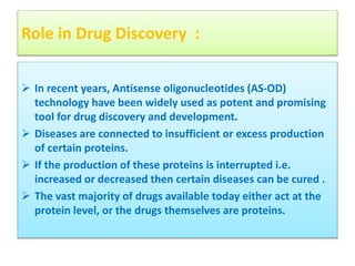 Biotechnology- Antisense Technology