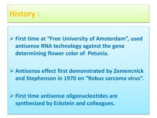 Biotechnology- Antisense Technology