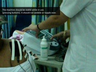 w w w . d e s m a n i a . c o m
The machine should be stable while in use.
(pressing buttons). It should not wobble or topple over.
 