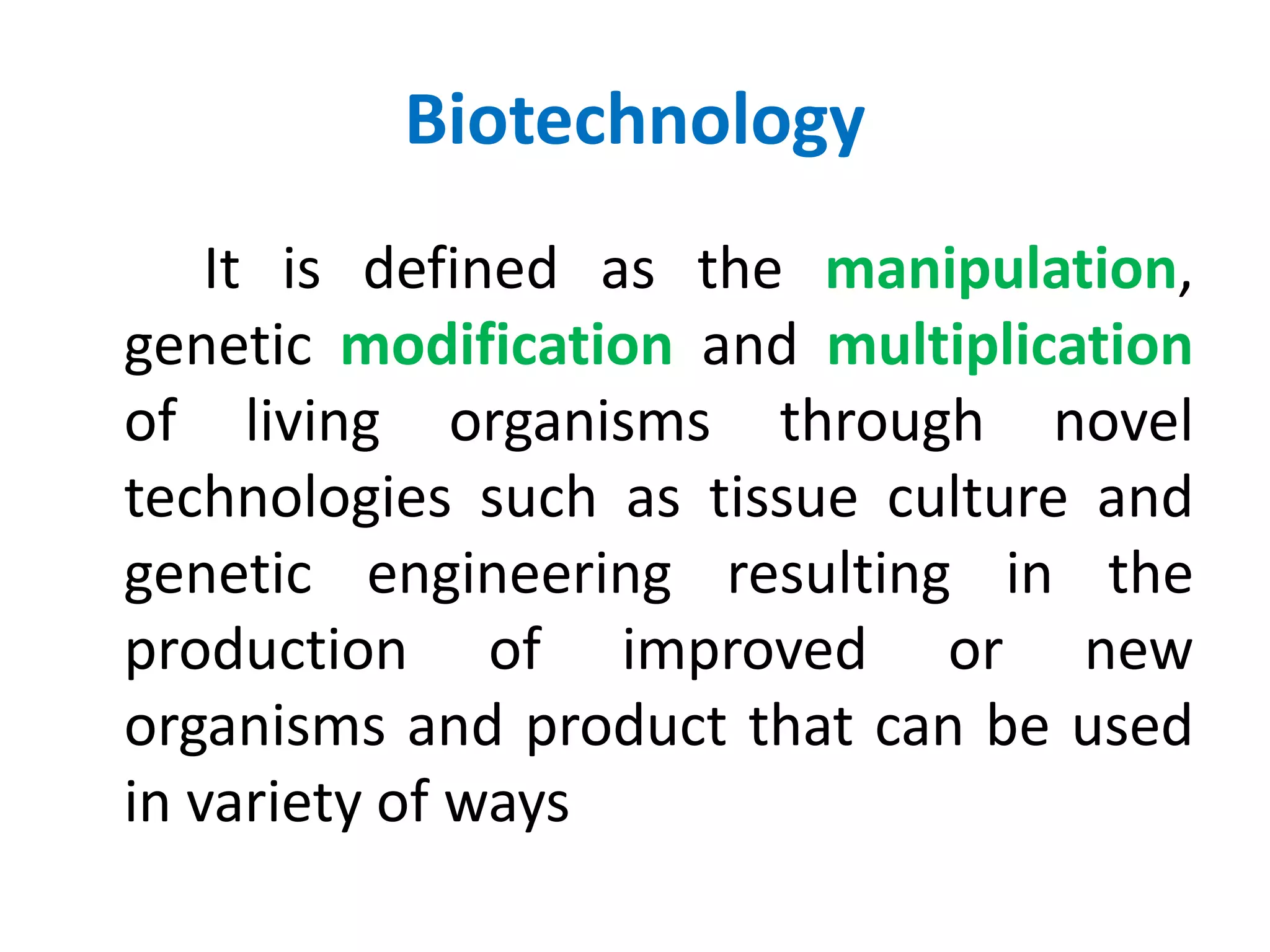 Biotechnological tools | PPTX
