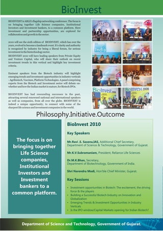 Biotechnology Seminar - Brochure & Program Schedule