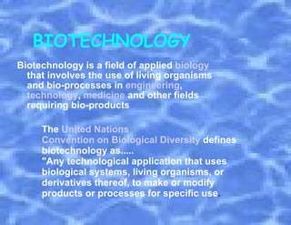 Biotechnology | POT