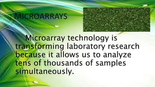Biotechnology and their Applications | PPTX