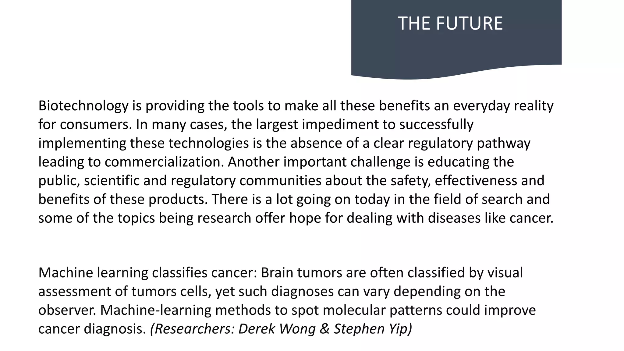 ETHICAL CONSIDERATIONS IN REGULATING BIOTECHNOLOGY | PPTX