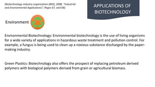 ETHICAL CONSIDERATIONS IN REGULATING BIOTECHNOLOGY | PPTX