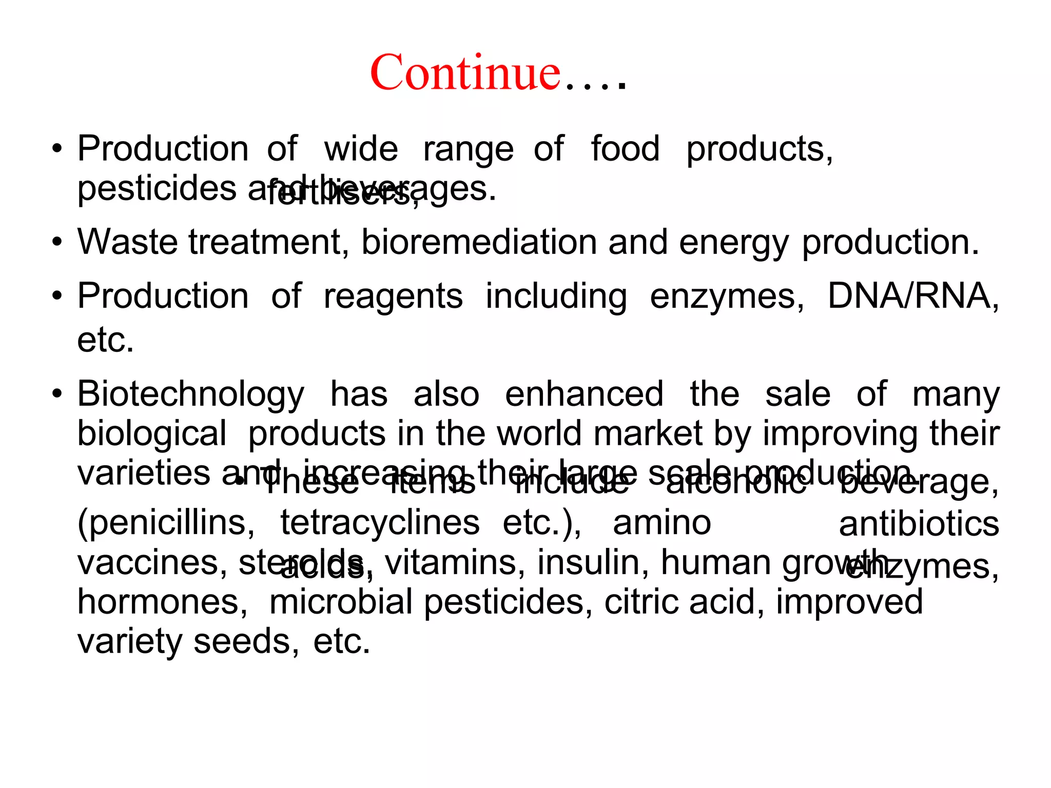 Biotechnology-Definition, Scope & Relevance to Pharma Industry | PPTX