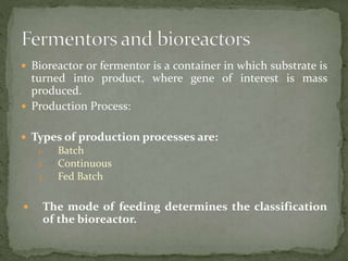 Biotechnology aspect of product development .pptx