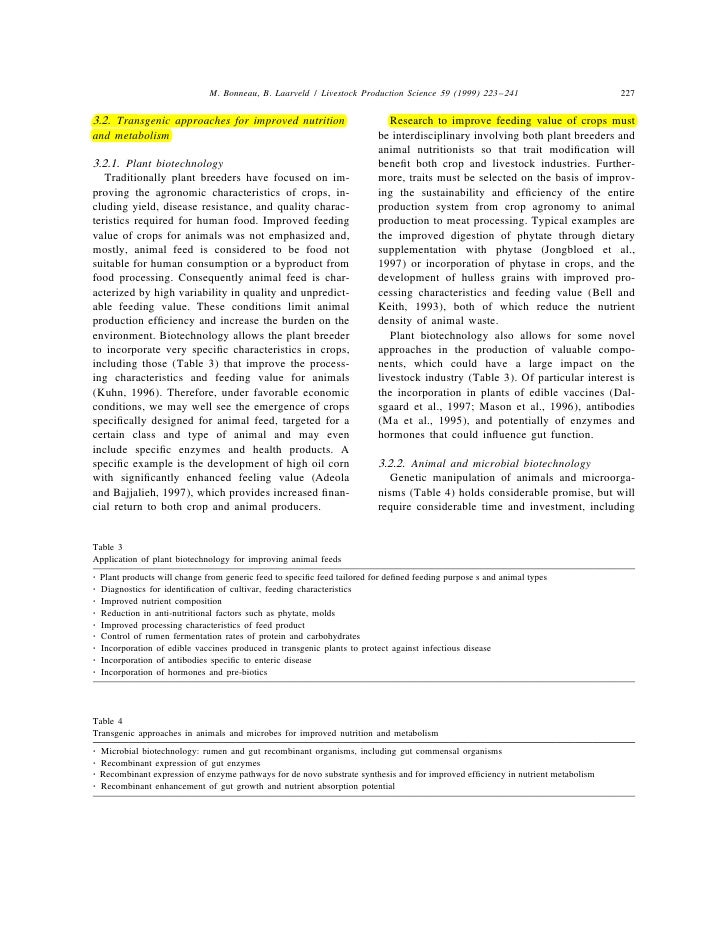 Biotechnology in animal nutrition, physiology and health
