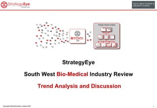 StrategyEye South West  Bio-Medical  Industry Review   Trend Analysis and Discussion 