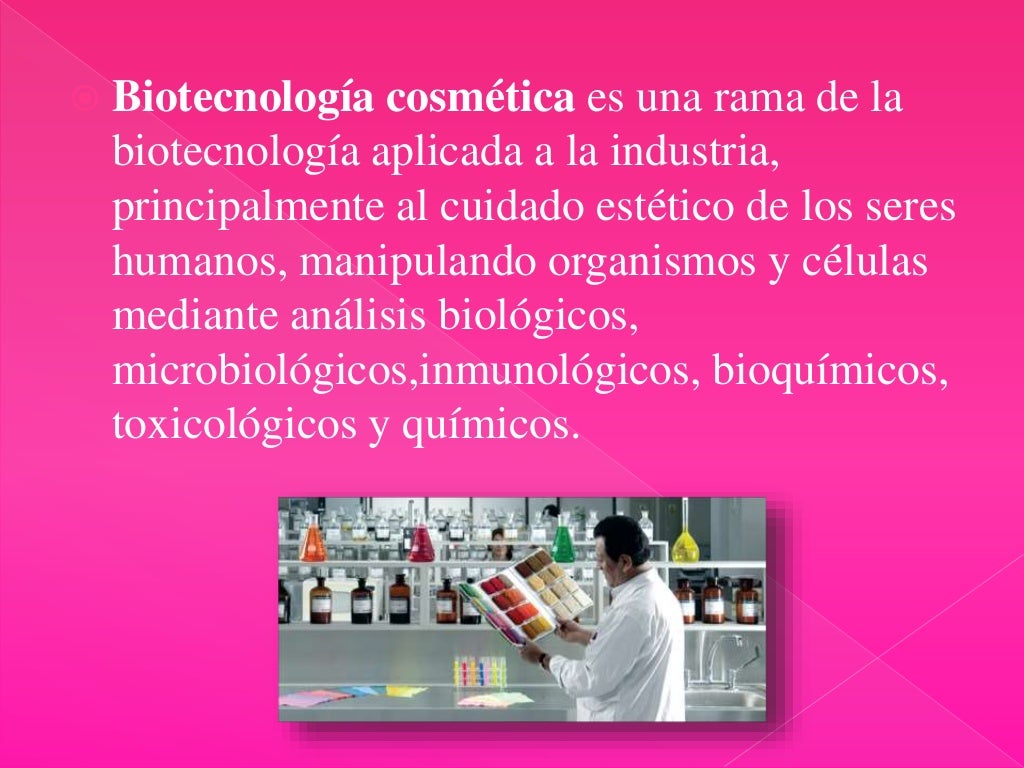 Biotecnología cosmética