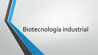 Biotecnología industrial
 